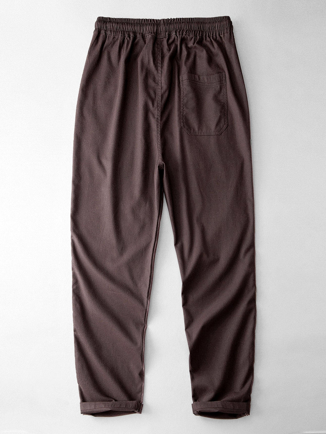 Long Sleeve Linen Cotton Shirt With Pocket & Straight Leg Linen Pants