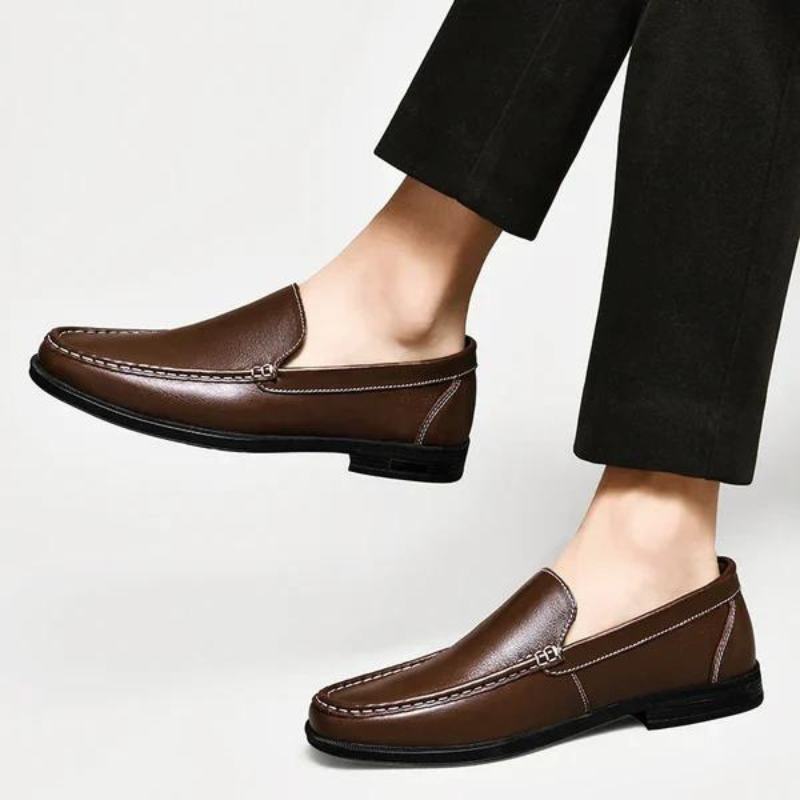 Elegant Leather Loafers | Cushioned Insole for All-Day Comfort | Stylish Footwear for Men 15