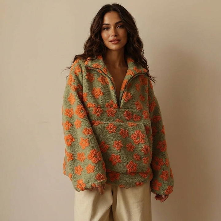 Daisy – Long Sleeve Fleece Hoodie