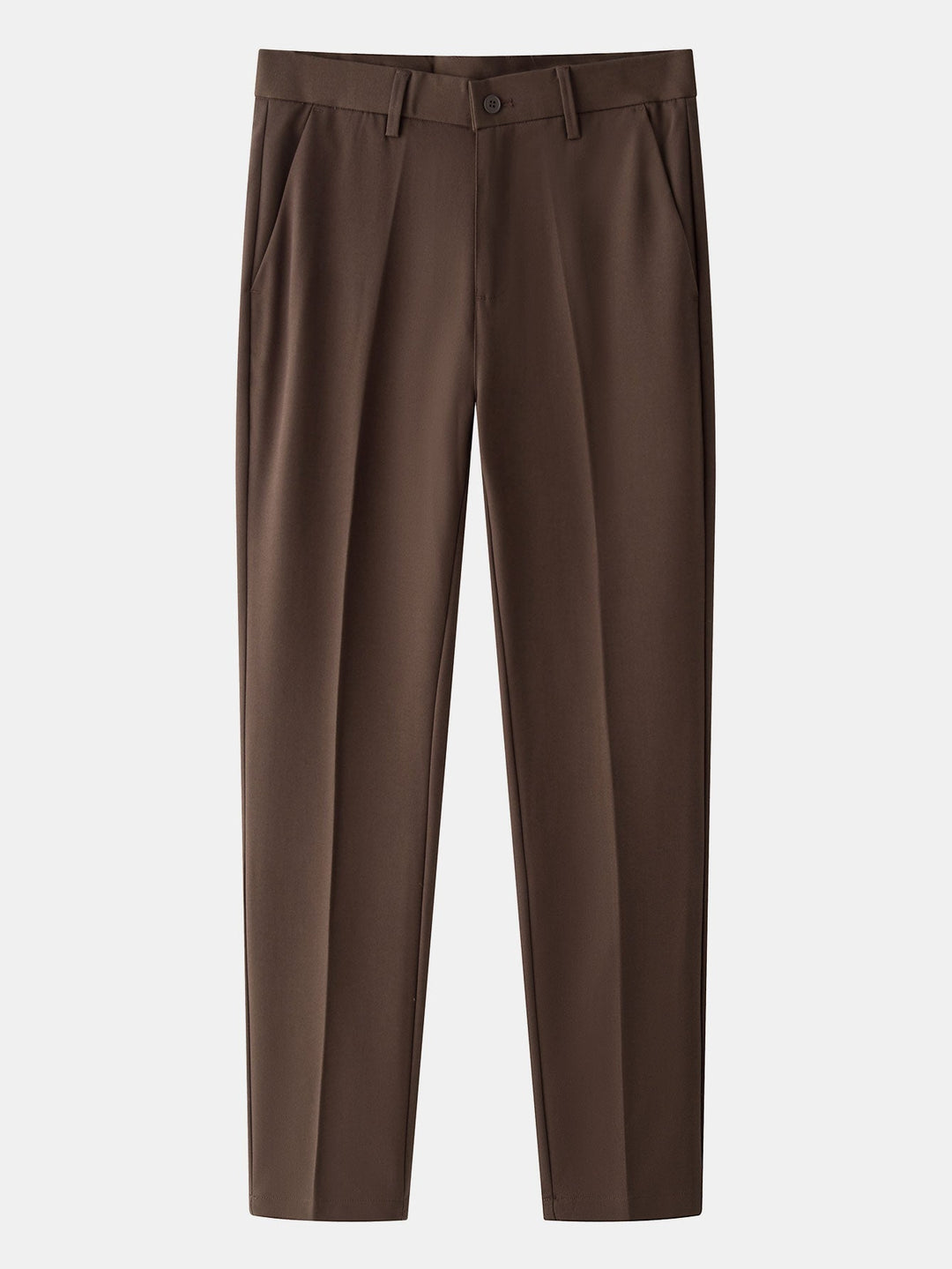 Striped Knitted Polo Shirt & Slim Fit Tapered Trousers