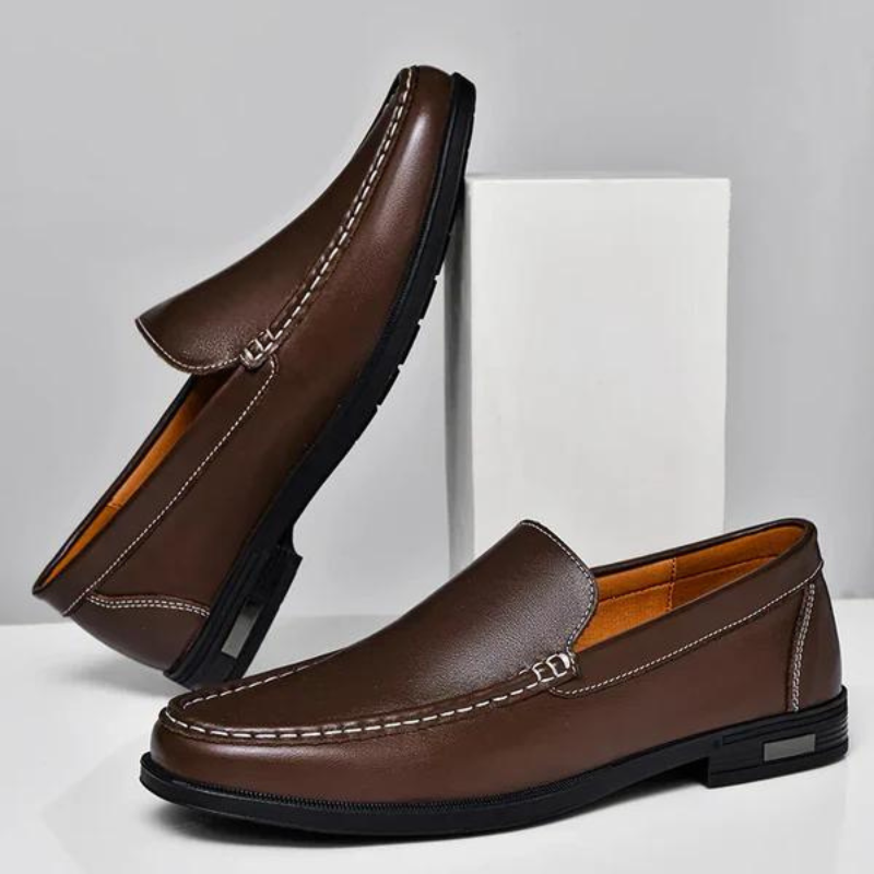 Elegant Leather Loafers | Cushioned Insole for All-Day Comfort | Stylish Footwear for Men 13