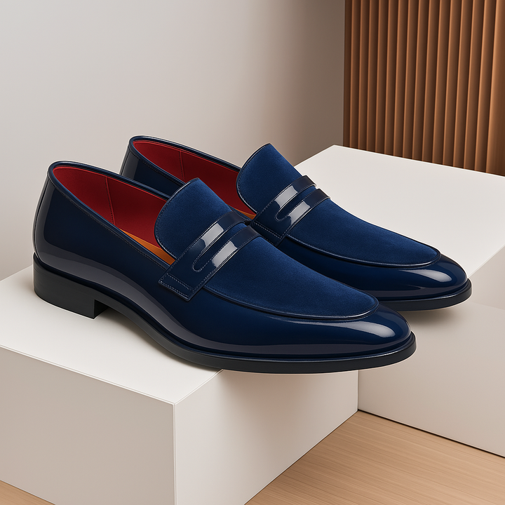 Lombardi | Black Loafers for Women with Velvet Accents | Stylish Formal Footwear for Special Events 8