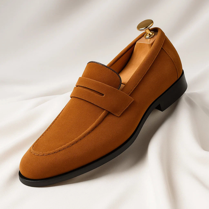 Luxe Suede Loafers for Women with Cushioned Footbed | Stylish Comfort for Everyday Wear 1