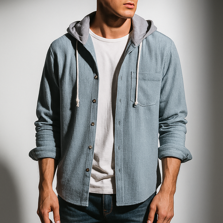 Mason Corduroy Hooded Shirt