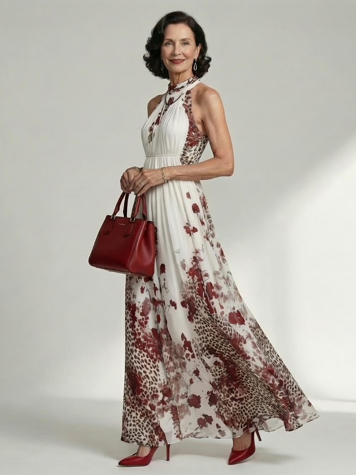 Orlune | Folding White Maxi Dress