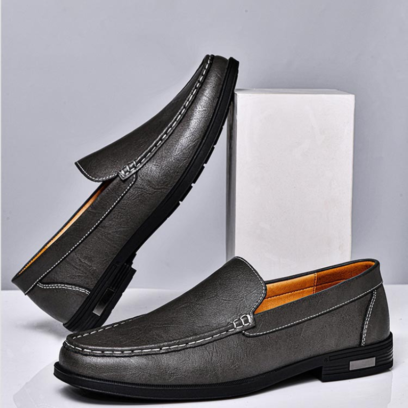 Elegant Leather Loafers | Cushioned Insole for All-Day Comfort | Stylish Footwear for Men 18