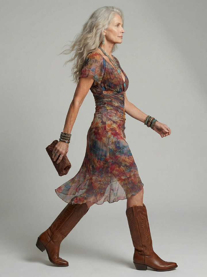 Aeris | Relaxed Holder Midi Dress