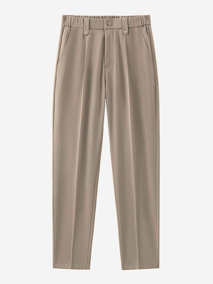Texture Jacquard Cuban Shirt & Slim Fit Cropped Tapered Pants