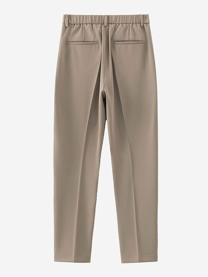 Texture Jacquard Cuban Shirt & Slim Fit Cropped Tapered Pants