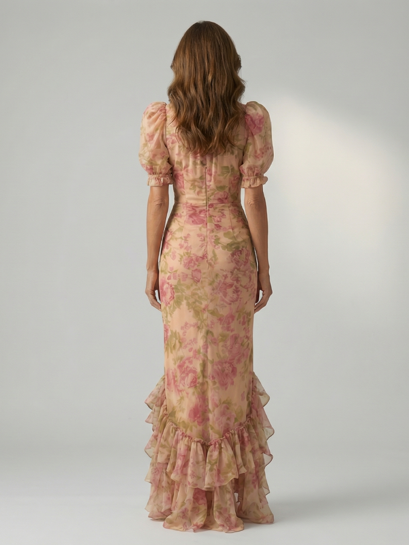 Vianne | Soft Maxi Dress with High Collar