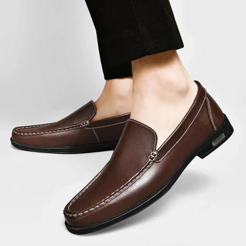 Elegant Leather Loafers | Cushioned Insole for All-Day Comfort | Stylish Footwear for Men 14