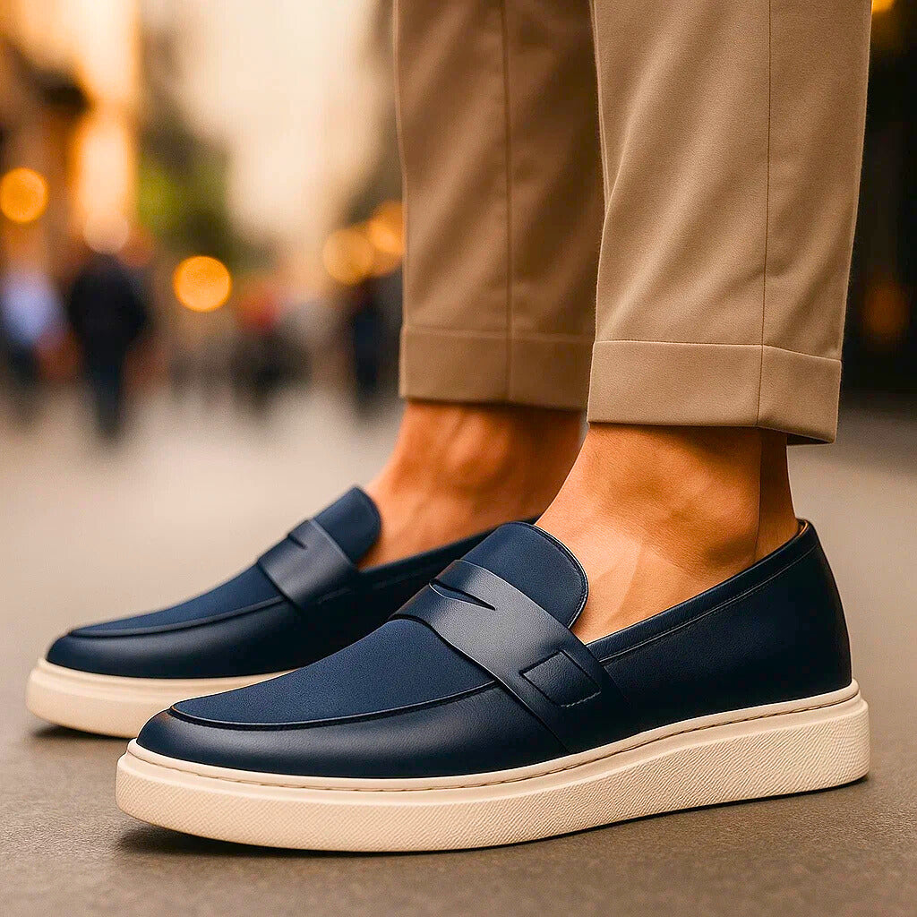 Lusso Collection | Black Loafers for Women with Cushioned Footbed | Stylish Comfort for Everyday Wear 3