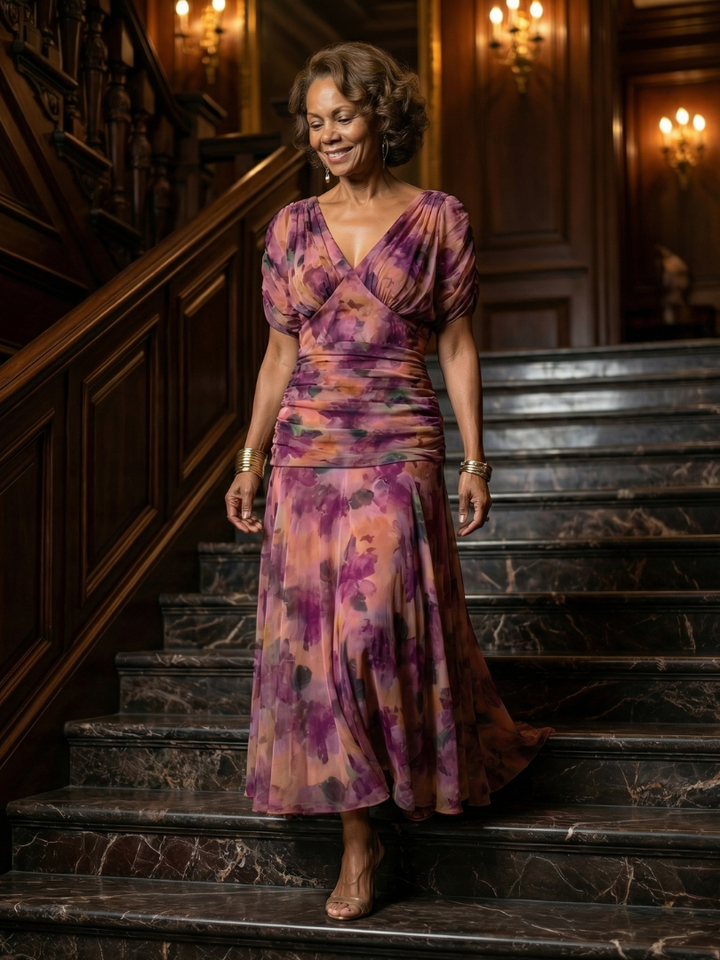 Calen | Off-Shoulder Flow Midi Dress