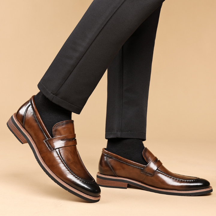 Italian Leather Loafers with Cushioned Footbed | Comfortable Everyday Style 5