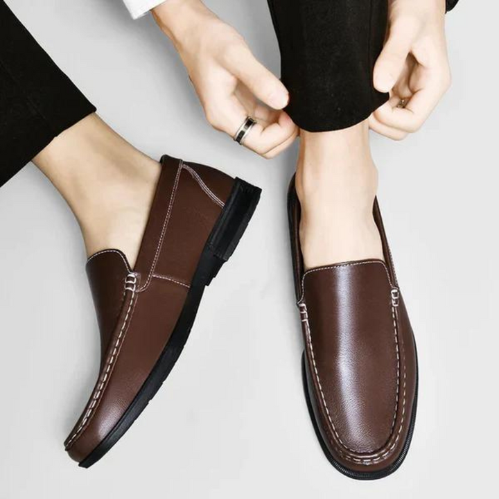 Elegant Leather Loafers | Cushioned Insole for All-Day Comfort | Stylish Footwear for Men 16
