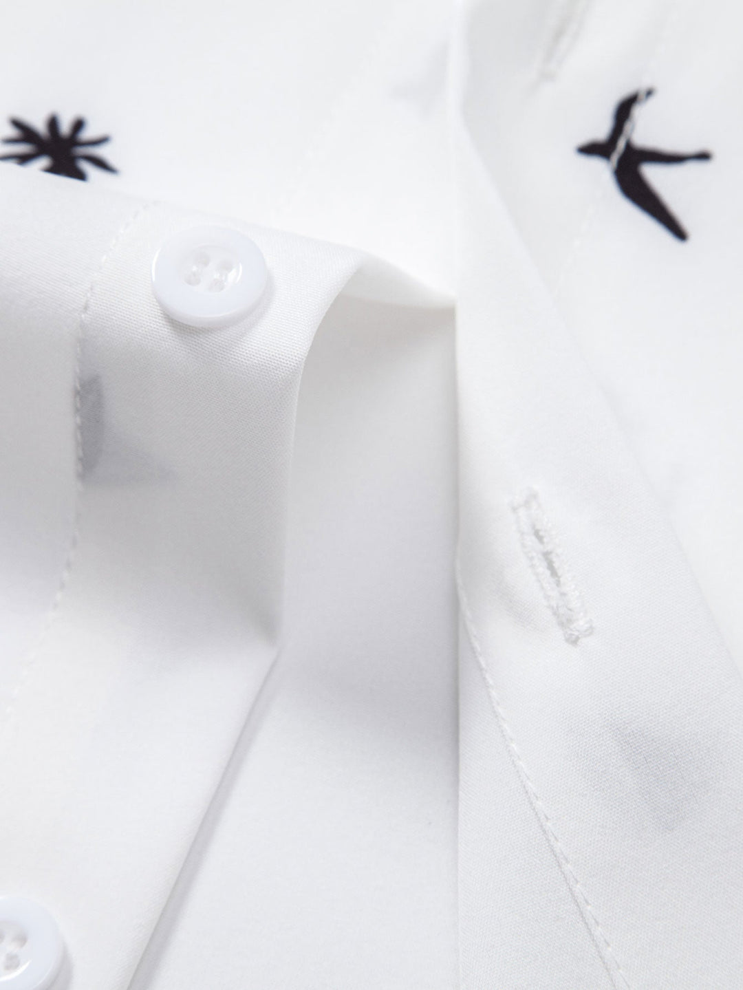 Palm Tree Anchor Sailboat Print Button Up Shirt & Swim Shorts