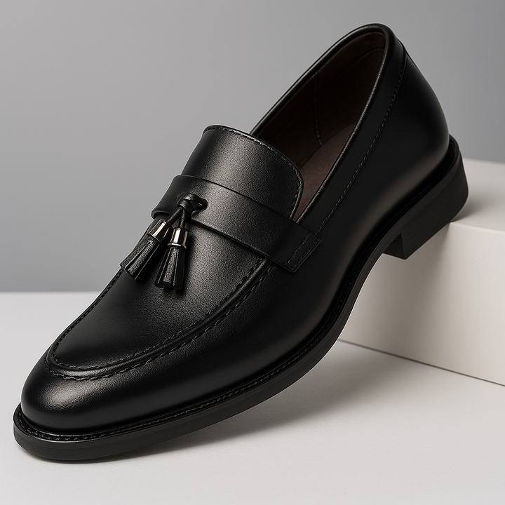 Bristol Collection | Black Loafers for Women with Double Tassels | Cushioned Footbed for All-Day Comfort 4