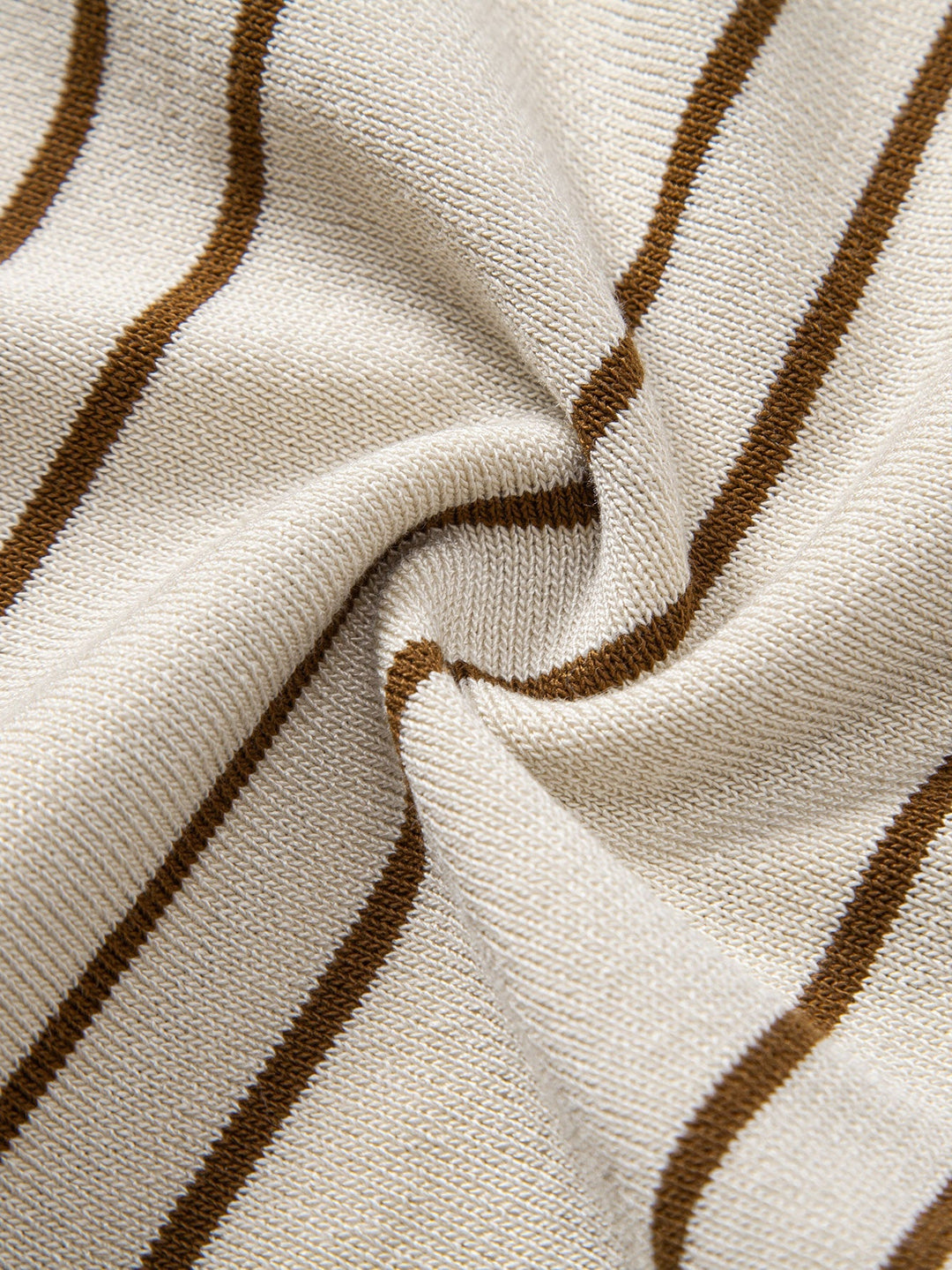 Striped Knitted Polo Shirt & Slim Fit Tapered Trousers