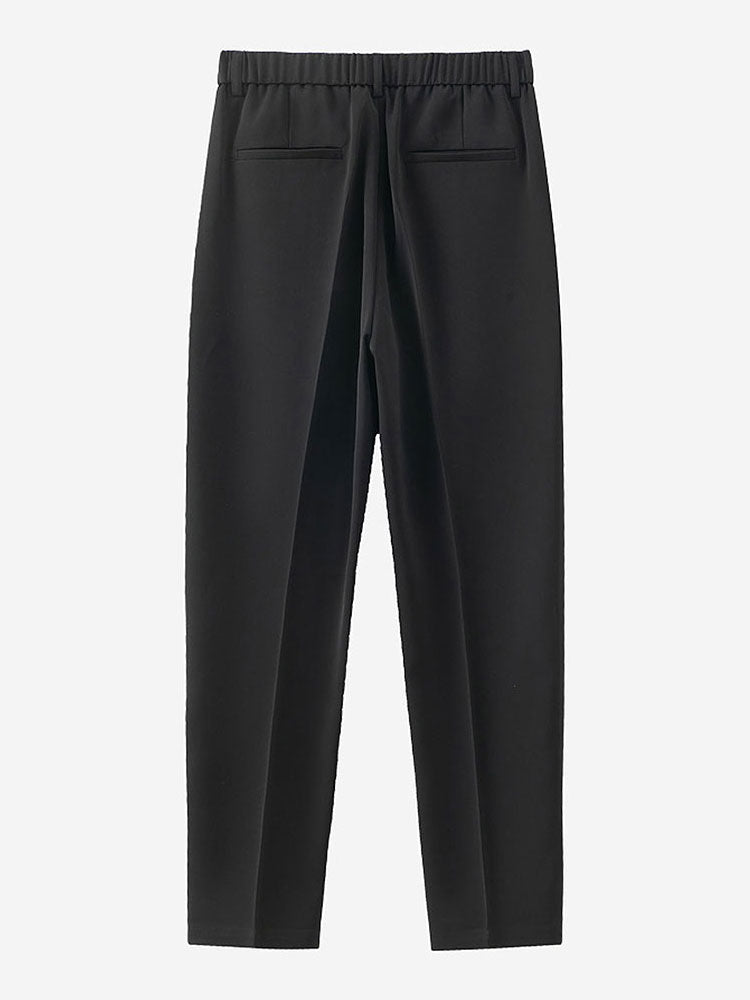Texture Jacquard Cuban Shirt & Slim Fit Cropped Tapered Pants