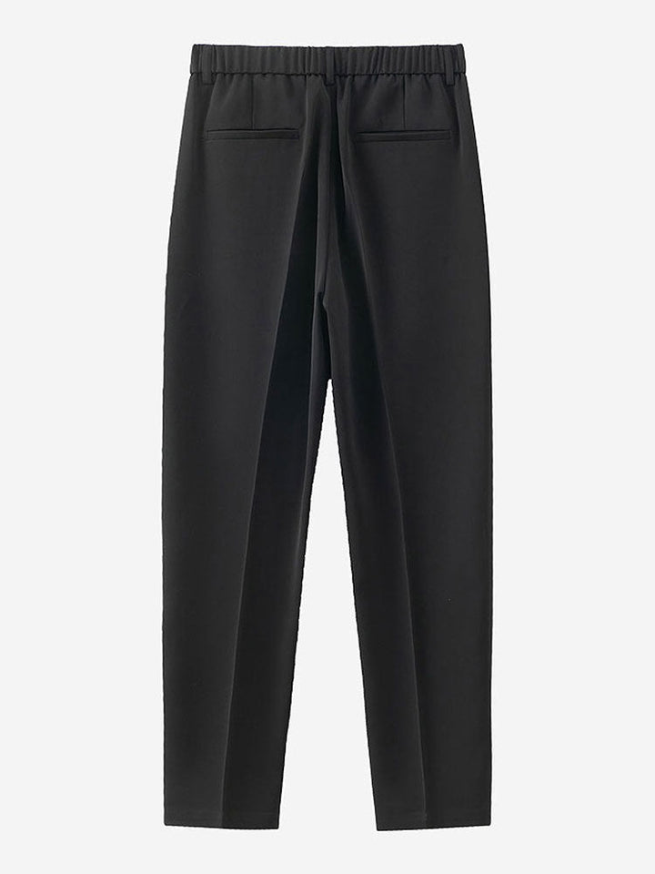 Texture Jacquard Cuban Shirt & Slim Fit Cropped Tapered Pants