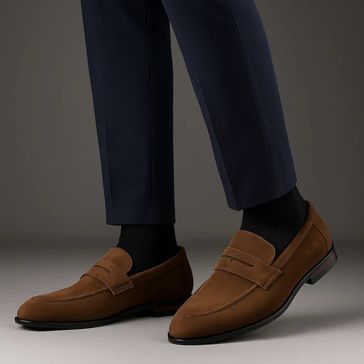 Luxe Suede Loafers for Women with Cushioned Footbed | Stylish Comfort for Everyday Wear 6