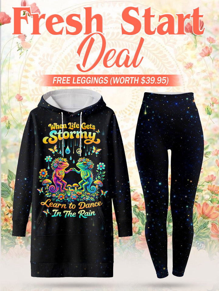 "Stomp" Hoodie Dress & Leggings Deal