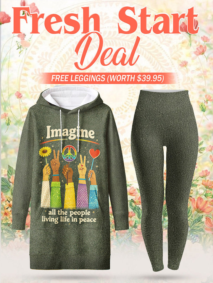 "Fork" Hoodie Dress & Leggings Deal
