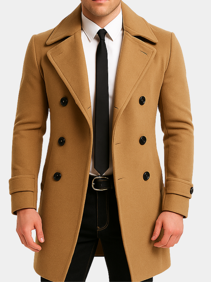 Arthur | Wool Coat with Double Button