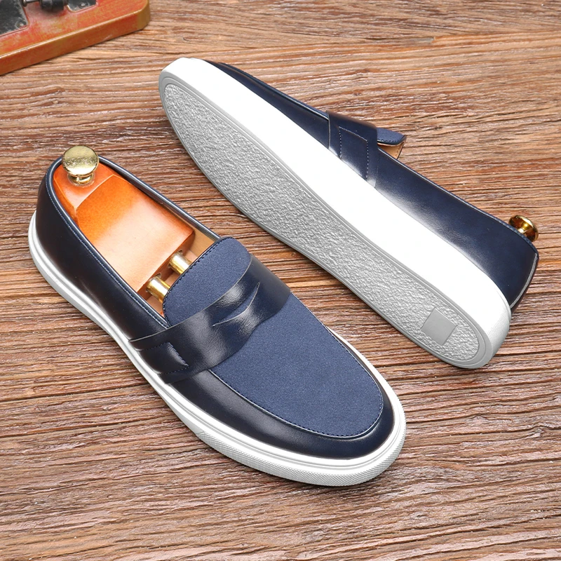 Lusso Collection | Black Loafers for Women with Genuine Leather and Penny Strap | Stylish Comfort for All-Day Wear 4