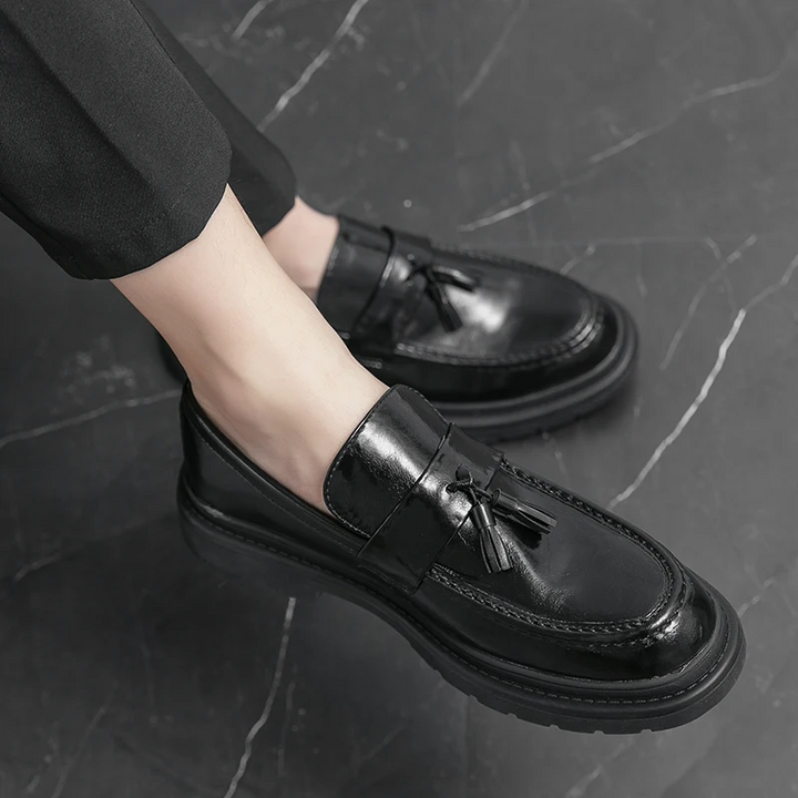 Belmont Collection | Leather Loafers with Decorative Tassels | Comfortable Fit for Stylish All-Day Wear 13