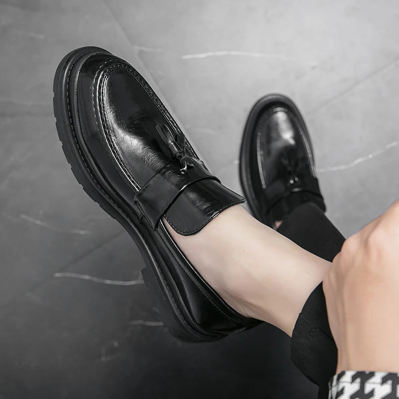 Belmont Collection | Leather Loafers with Decorative Tassels | Comfortable Fit for Stylish All-Day Wear 15