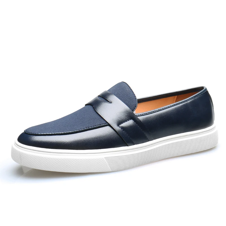 Lusso Collection | Black Loafers for Women with Genuine Leather and Penny Strap | Stylish Comfort for All-Day Wear 9