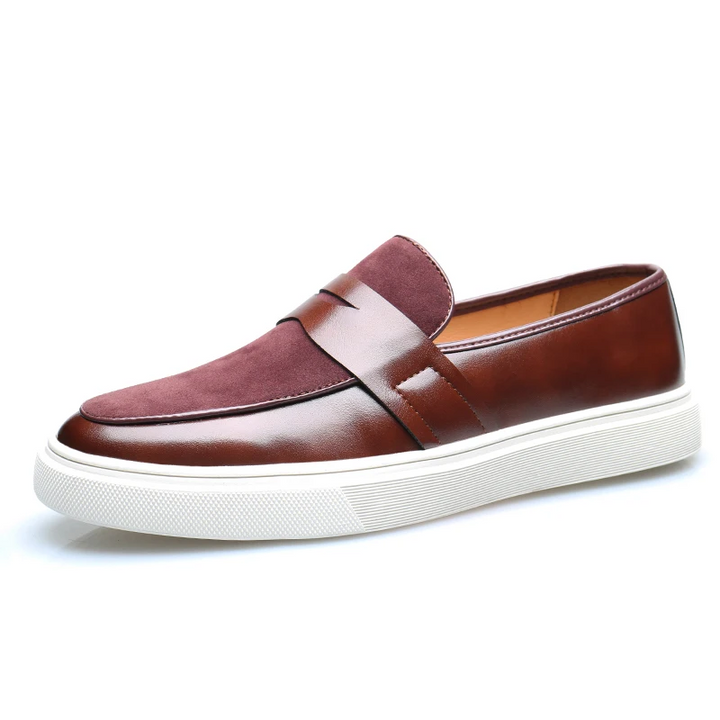 Lusso Collection | Black Loafers for Women with Genuine Leather and Penny Strap | Stylish Comfort for All-Day Wear 8