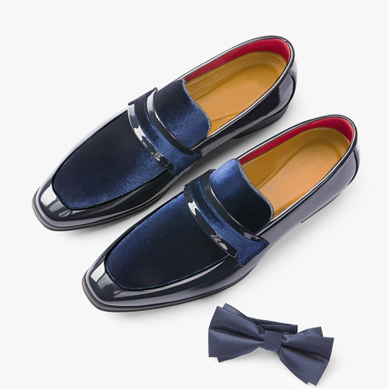 Lombardi | Black Loafers for Women with Velvet Accents | Stylish Formal Footwear for Special Events 11