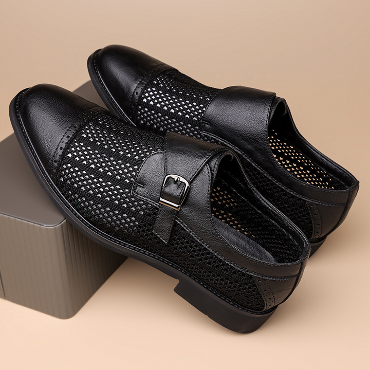 Sarratore | Women's Black Loafers with Breathable Mesh Design | Lightweight Comfort for All-Day Wear 3