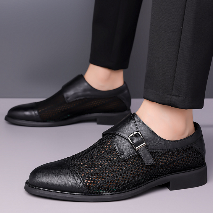 Sarratore | Women's Black Loafers with Breathable Mesh Design | Lightweight Comfort for All-Day Wear 4