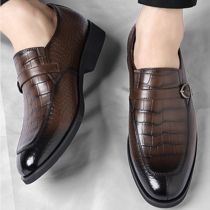 Elegant Collection | Mens Black Leather Loafers with Cushioned Sole | Stylish Comfort for Everyday Wear 3