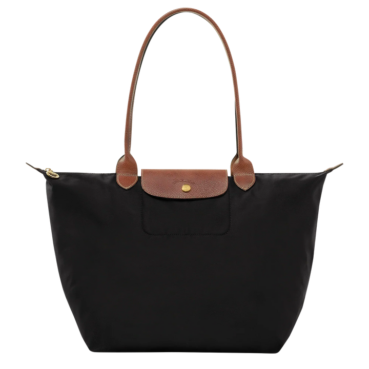 Large Le Pliage Tote Bag – Lightweight Everyday Women's Shoulder Bag in Black