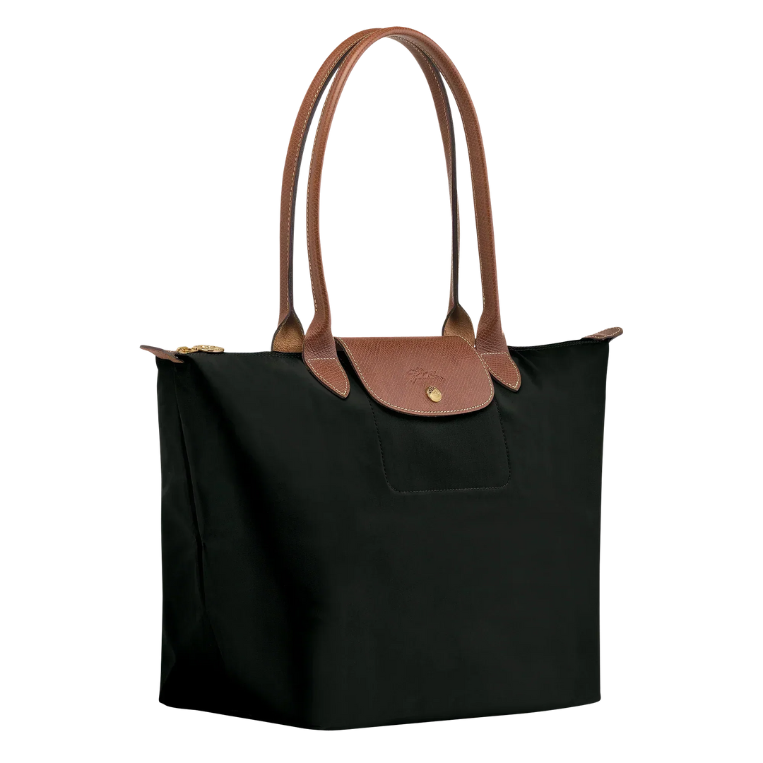 Large Le Pliage Tote Bag – Lightweight Everyday Women's Shoulder Bag in Black
