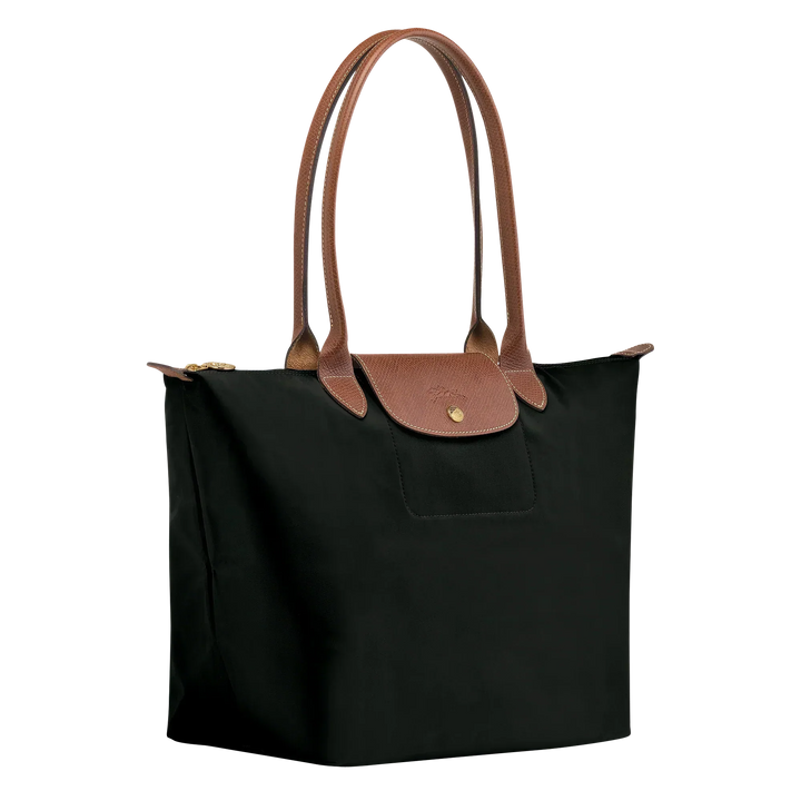 Large Le Pliage Tote Bag – Lightweight Everyday Women's Shoulder Bag in Black