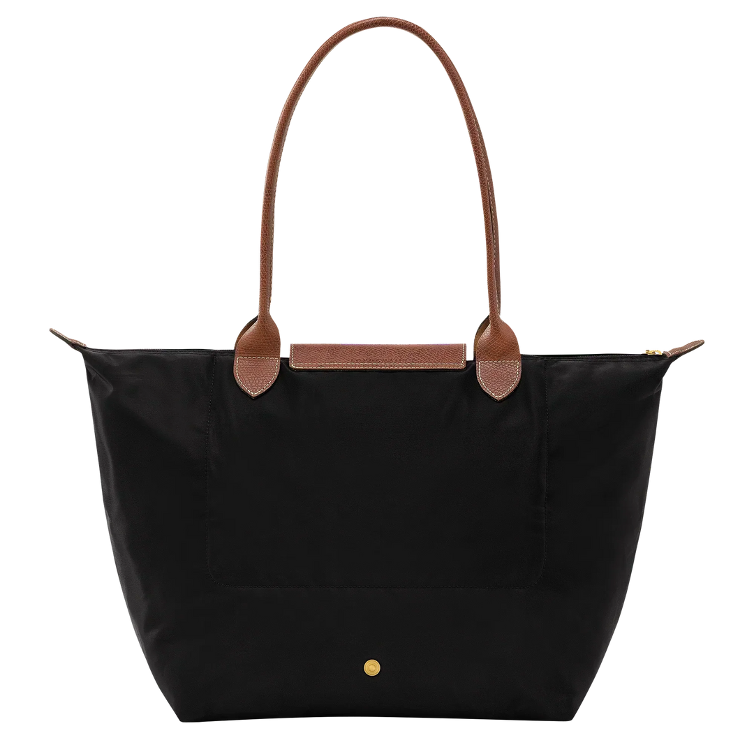 Large Le Pliage Tote Bag – Lightweight Everyday Women's Shoulder Bag in Black