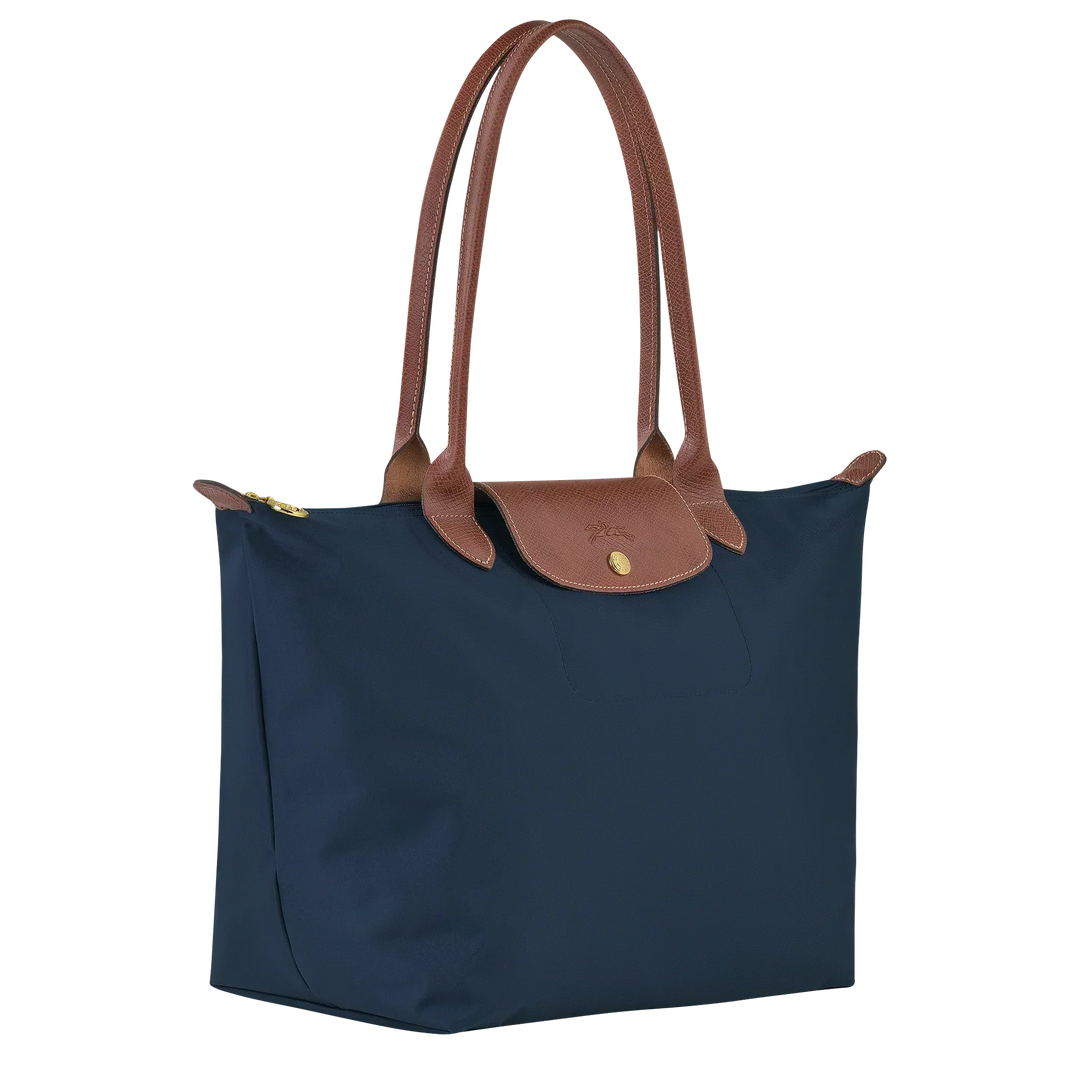 Large Le Pliage Tote Bag – Lightweight Everyday Women's Shoulder Bag in Navy
