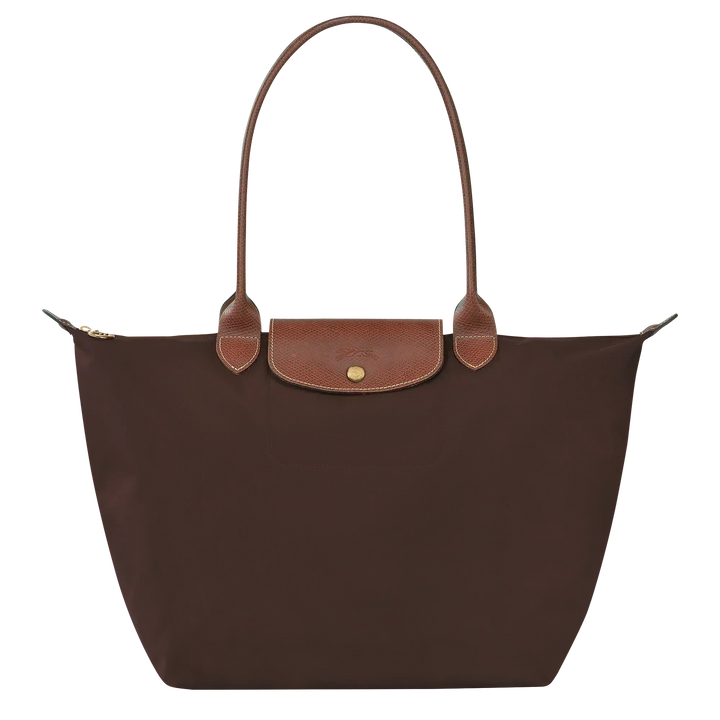 Large Le Pliage Tote Bag – Lightweight Everyday Women's Shoulder Bag in Ebony