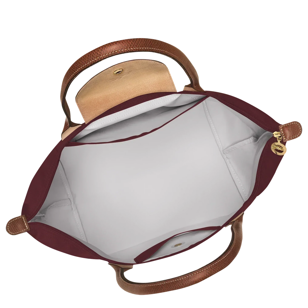 Large Le Pliage Tote Bag – Lightweight Everyday Women's Shoulder Bag in Burgundy