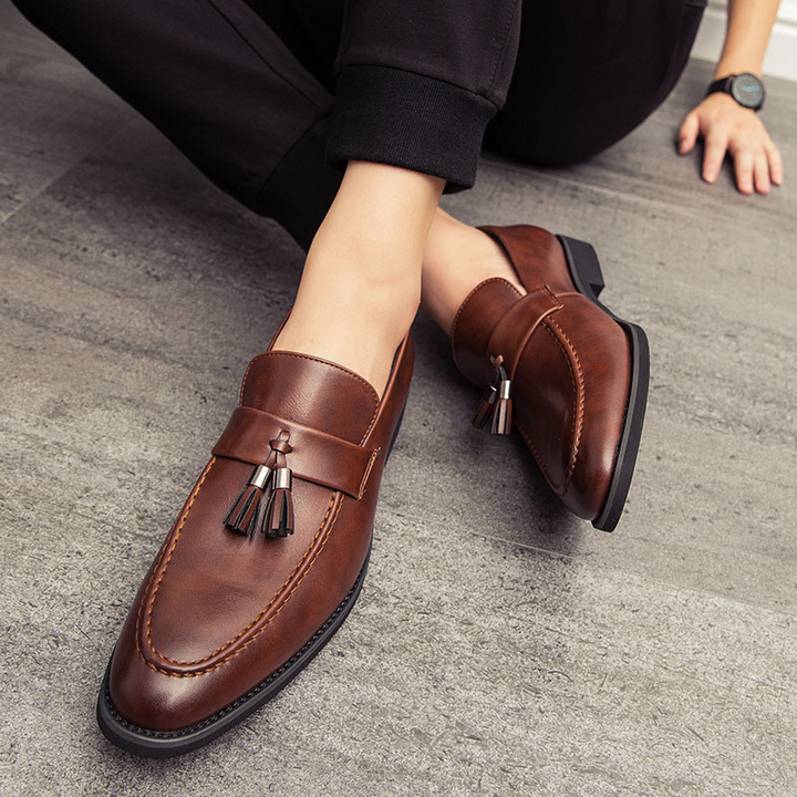 Bristol Collection | Black Loafers for Women with Double Tassels | Cushioned Footbed for All-Day Comfort 2