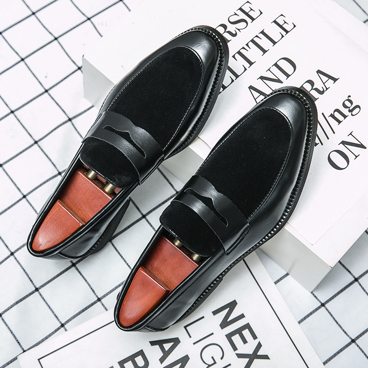 Penny Loafers | Black Loafers for Women with Genuine Leather & Suede Accents | Comfortable Footwear for Versatile Style 7