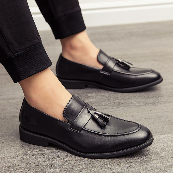 Bristol Collection | Black Loafers for Women with Double Tassels | Cushioned Footbed for All-Day Comfort 6