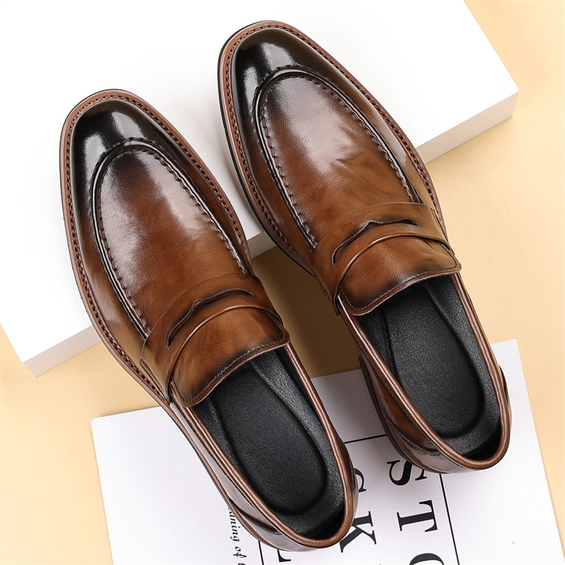Italian Leather Loafers with Cushioned Footbed | Comfortable Everyday Style 3