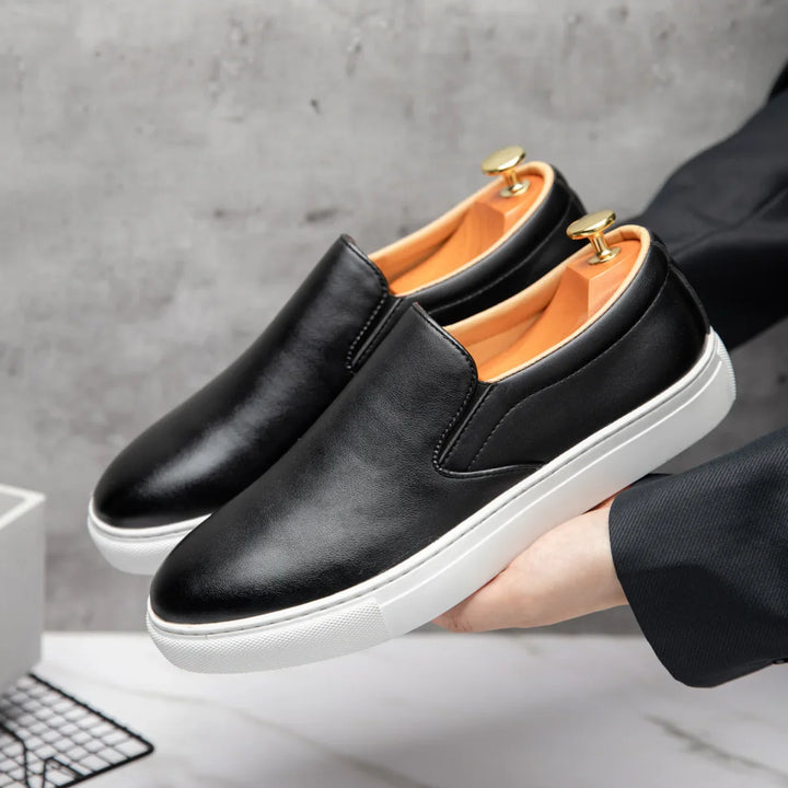 Eldridge Collection | Black Leather Loafers with Cushioned Insole | Stylish Slip-Ons for Women’s Comfort and Versatility 2