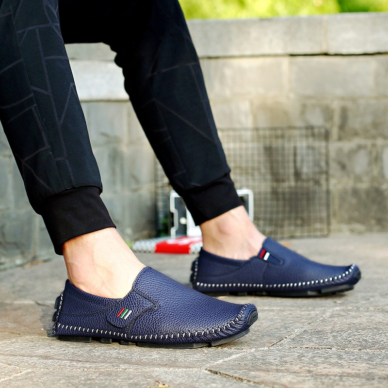 Pelle Italia | Genuine Leather Loafers with Cushioned Insole | Stylish Slip-On Design for All-Day Comfort 3